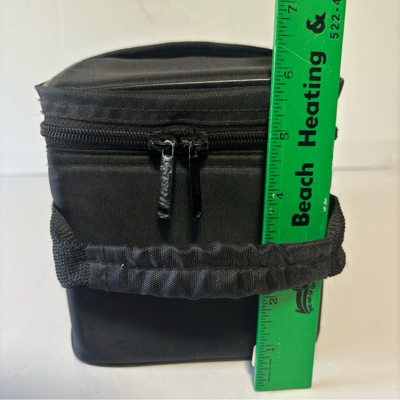 Vtg Case It Black 15 CD Carrying Case Zipper Storage Tote front pocket LIKE NEW - Picture 6 of 11